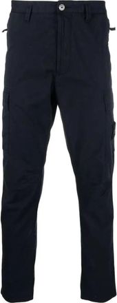 Stone Island Cargo Broek - Heren - Slim Fit Broeken - Blauw - W32 - Broeken