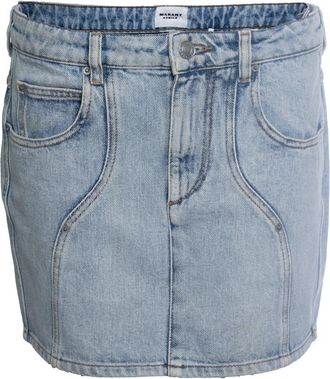 Isabel Marant Isabel Marant Pre-owned Womens blue mini denim skirt Cotton - Size X-Small/Small