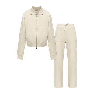 Paul & Shark Tracksuit Set - Dames - Sport - Beige - Maat: XS Katoen