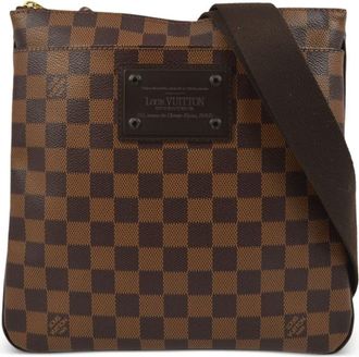 Louis Vuitton 2010 Pochette Plate Brooklyn crossbody bag - women - Canvas - One Size - Brown