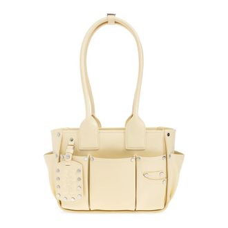 Ganni Shoulder Bags, female, Beige, Size: ONE SIZE The Shoulder Bag