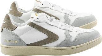 Valsport Taupe Su&egrave;de Leren Sneakers - Heren - Sneakers - Veelkleurig - 40 EU - Su&egrave;de - Schoenen