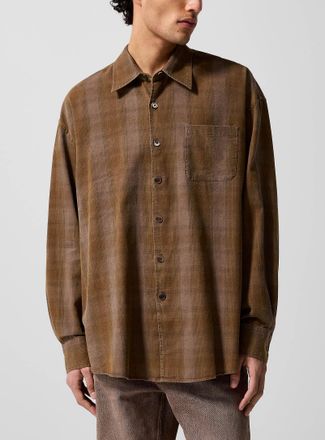 Our Legacy Mens Borrowed plaid shirt