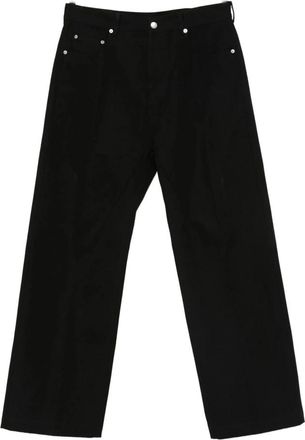 Rick Owens Geth Jeans - Heren - Regular Fit Jeans - Zwart - W36 - Katoen - Jeans
