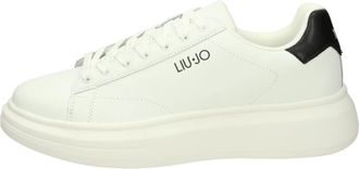 Liu Jo Heren Leren Sneakers Stijlvol Comfort - Heren - Sneakers - Wit - 45 EU - Leer - Schoenen