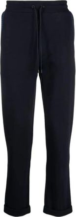 Etro Rechte broek - Heren - Sweatpants - Blauw - M - Katoen - Broeken