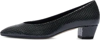 Aeyde Helia Mini Snake Print Calf Leather Moss