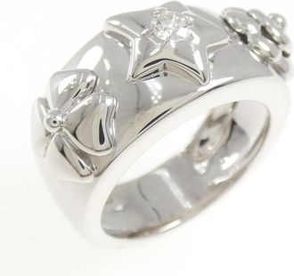 Chanel White Gold White Gold (18K) Band Ring (Pre-Owned)