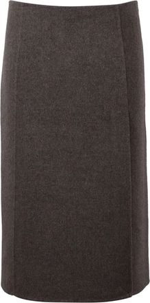 P.A.R.O.S.H. Straight Tailored Front Slit Mini Skirt