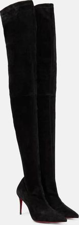 Christian Louboutin Kate Botta 85 suede over-the-knee boots