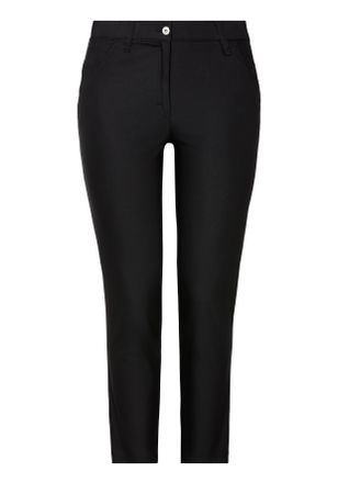 KjBrand Chinohose KJBRAND Betty Chino, Damen, Gr. 42 (21), K-Gr, schwarz, Web, Obermaterial: 60% Baumwolle, 37% Polyamid, 3% Elasthan, bequem kn&ouml;chellang, Hos