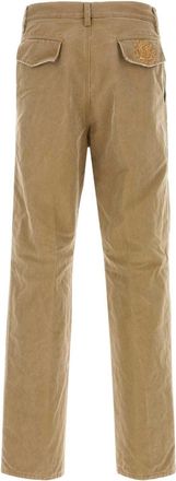 Burberry Mens Cotton Denim Trousers Beige