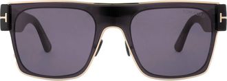 Tom Ford Edwin Smoke Browline Mens Sunglasses FT1073 01A 54