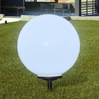 Berkfield Home Outdoor Pathway Lamp LED 50 cm with Ground Spike in White