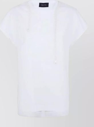 Simone Rocha cotton embroidered blouse