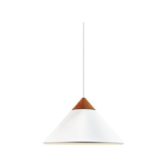 Nordlux Modern Indoor Pendant Light White Metal E27 Wood - Mains Powered, IP20
