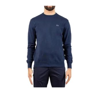 La Martina Maglione Tricot a girocollo - - Knitwear - Uomo - Blu - M