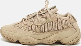 adidas 500 Taupe Light Size 45 1/3 Beige Suede and Mesh Low Top Sneakers