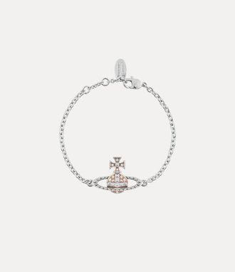 Vivienne Westwood Mayfair Bas Relief Bracelet Rhodium-pink-gold-crystal-ab-crystal Rhodium-pink-gold-crystal-ab-crystal Women