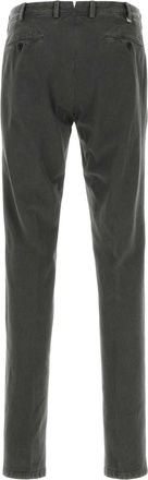 Pantaloni Torino Mens Trousers Gray Cotton Elastane