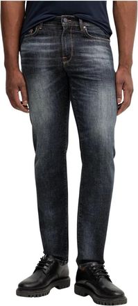 Mos Mosh Andy Straight Jeans - Heren - Slim Fit Jeans - Blauw - W33 L32 - Katoen - Jeans