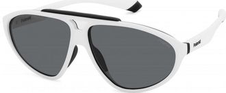 Polaroid Womens PLD-2151-S-6HT PLD 2151 S 62 6HT Sunglasses - White - One Size