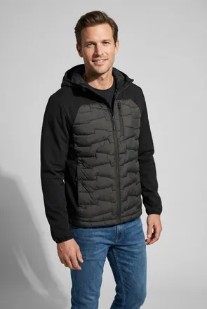 Icepeak Funktionsjacke ICEPEAK BYHALIA, Herren, Gr. 48, basic schwarz, Obermaterial: 100% Polyester, Jacken Funktionsjacke, f&uuml;r vielseitige Outdoor-Aktivit&auml;te