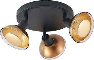 Lindby Foco erin En Negro De Metal - Lindby