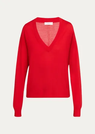 A.L.C. Nicole Wool V-Neck Sweater