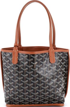 Goyard Anjou Reversible Tote Coated Canvas Mini