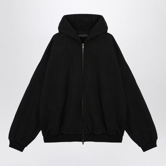 Fear of God Black Zip Sweatshirt With Logo