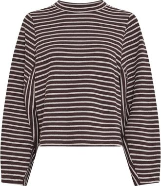 Moss Copenhagen Sofia Sweatshirt STP - Dames - Truien - Bruin - Maat: S/M