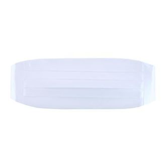 Trafalgar Store Sutton Solid Color Silk Cummerbund in White at Nordstrom
