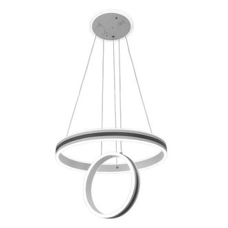 Fabrilamp Colgante Alpes Gris 104w 3000-4000-6000k Regx50x50 Cm 8320lm C/remoto Y Reg.intensidad
