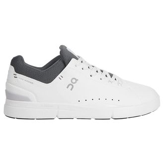 On The Roger Advantage Textile Synthetic Mens Lace Up Trainers - White Rock - Size:UK 7.5