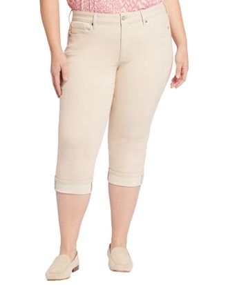 NYDJ Nydj Plus Marilyn Feather Crop Jean