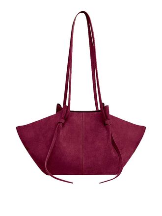 Yuzefi Mochi suede shoulder bag