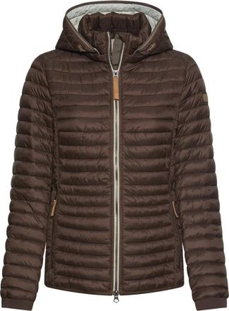 Camel Active Jassen - Dames - Gewatteerde jassen - Bruin - S - Leer - Jassen