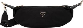 Guess Eco Gemma Crossbody Tas - Dames - Schoudertassen - Zwart - ONE Size - Polyester - Tassen