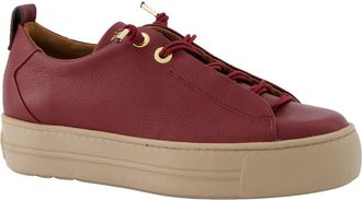 Paul Green Faye Sneaker in Wine Leather at Nordstrom, Size 10.5Us