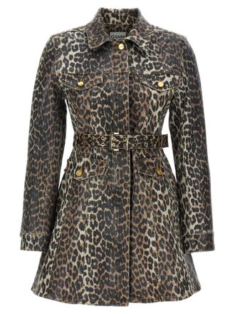 Ganni Ganni Cotton Short Womens Dress