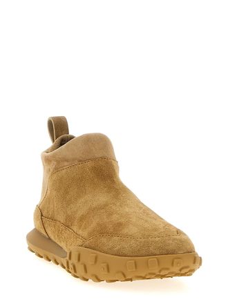Jil Sander Womens Beige Calfskin Sneakers