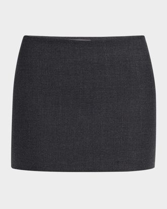 Givenchy Wool Mini Skirt