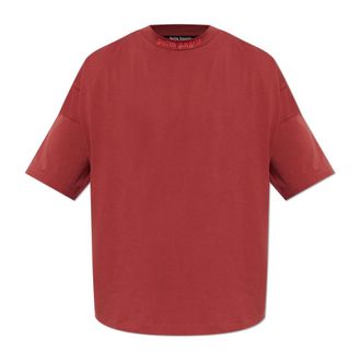 Palm Angels Camiseta con logo - Tops - Hombre - Rojo - XL