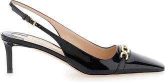 Tom Ford Pumps, female, Black, Size: 5 1/2 US Black Patent Leather Slingback Heels