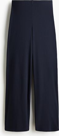 H&M Weite Jerseyhose - Blue