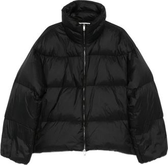 STUDIO NICHOLSON zip-up puffer jacket - Black