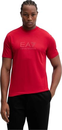 Emporio Armani Emporio Armani Ea7, Heren, Tops, Rood, Maat: L Modal