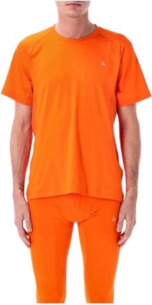 Nike Wildsee T-shirt met korte mouwen - Heren - Sportshirts - Oranje - XS - Polyester - Fitness