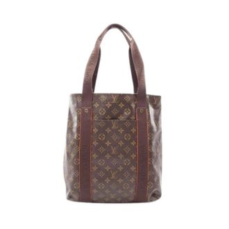 Louis Vuitton Pre-owned Cabas Beaubourg Monogram Tote Bag - Heren - Pre-owned - Bruin - Maat: ONE Size Leer